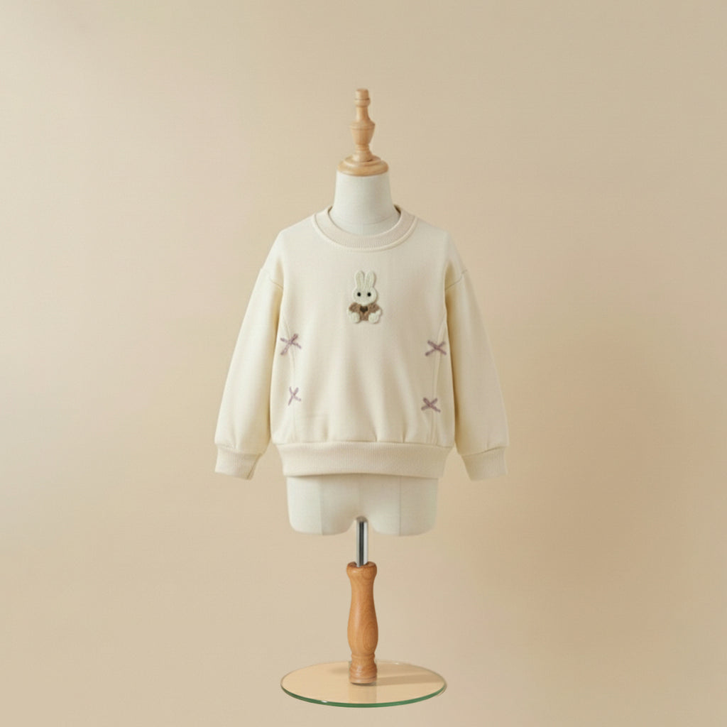 Cream Little Bunny Sweatshirt