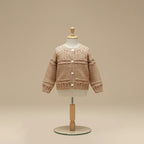 Earthy Beige I Love My Granny Cardigan