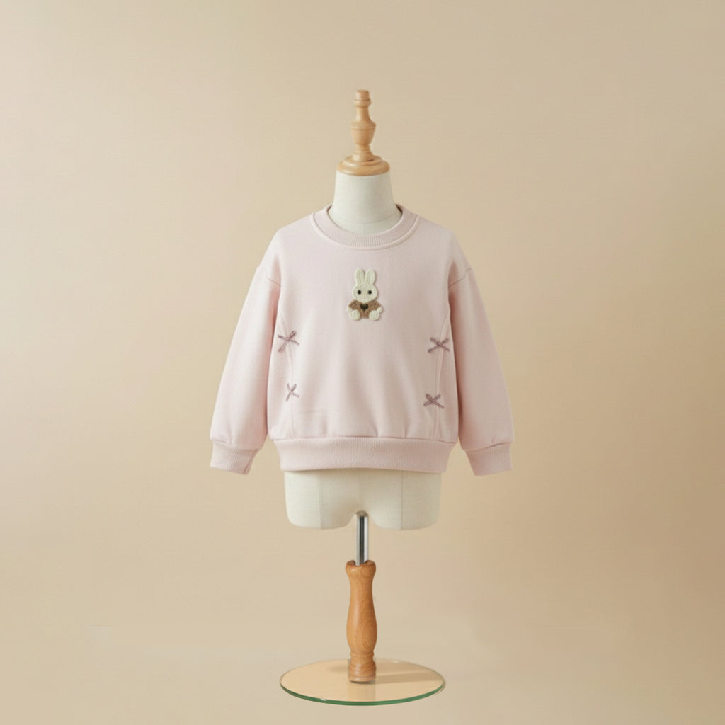 Blush Pink Little Bunny Sweatshirt