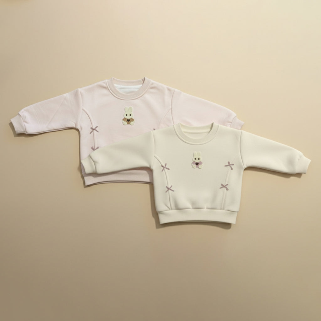 Blush Pink Little Bunny Sweatshirt