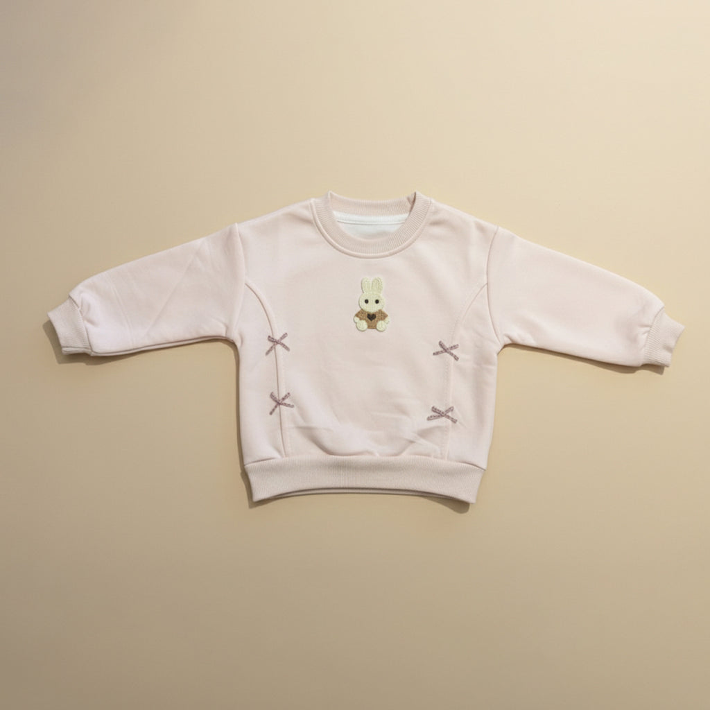 Blush Pink Little Bunny Sweatshirt