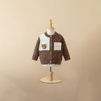 Brown Eddy Teddy Cardigan