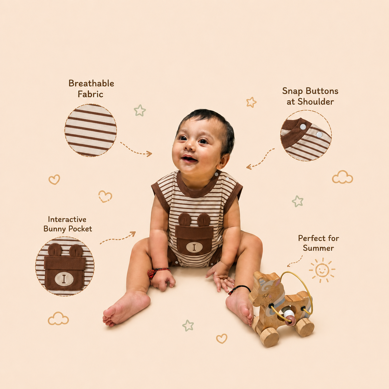 Bunny Pocket-brown